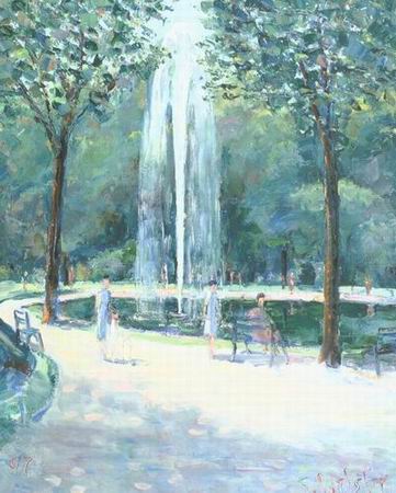 French Countryside oil painting